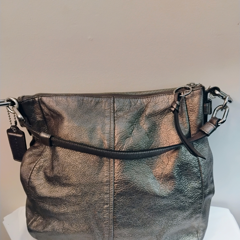 Coach Metallic Shoulder Bag - Picture 4 of 7